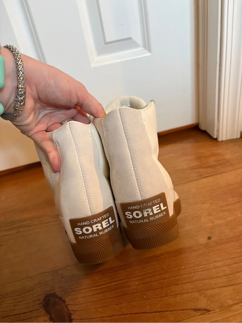 Sorel wedged sneakers